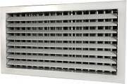 Wall grille with two rows of adjustable blades and damper ST-WS/G, ST-SW/G