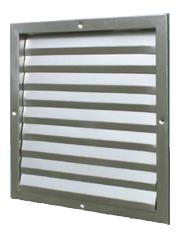 External exhaust wall louvres WSR-1