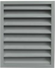 Wall external intake acoustic damping louvres CzS-T