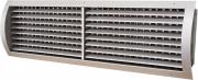 Grille with two rows of adjustable blades and cantilevered damper on the spiral duct STS-W/S/G, STS-S/W/G