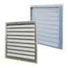 External exhaust louvres