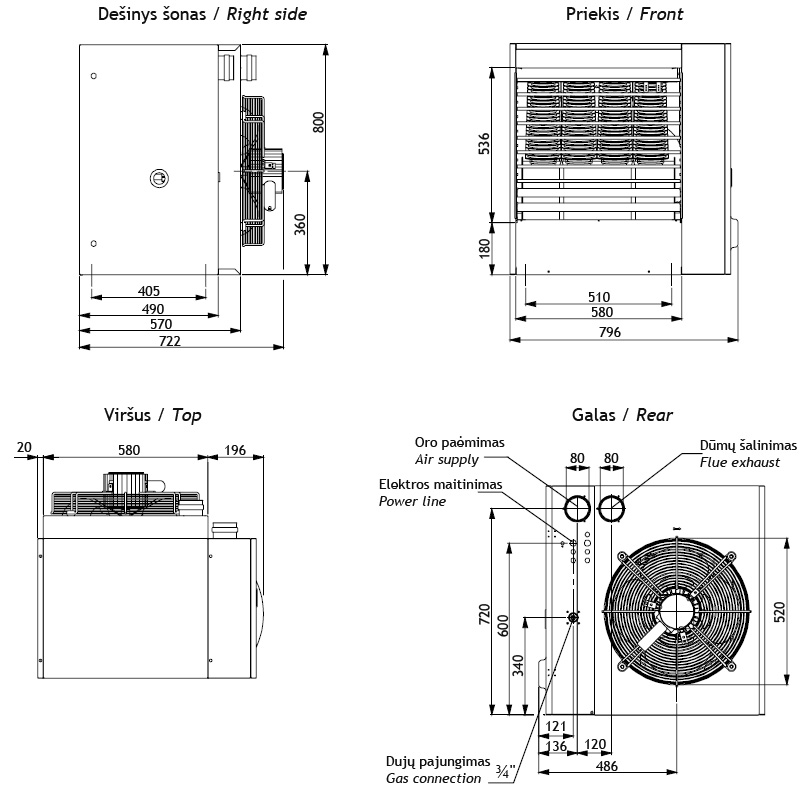 Dimensions