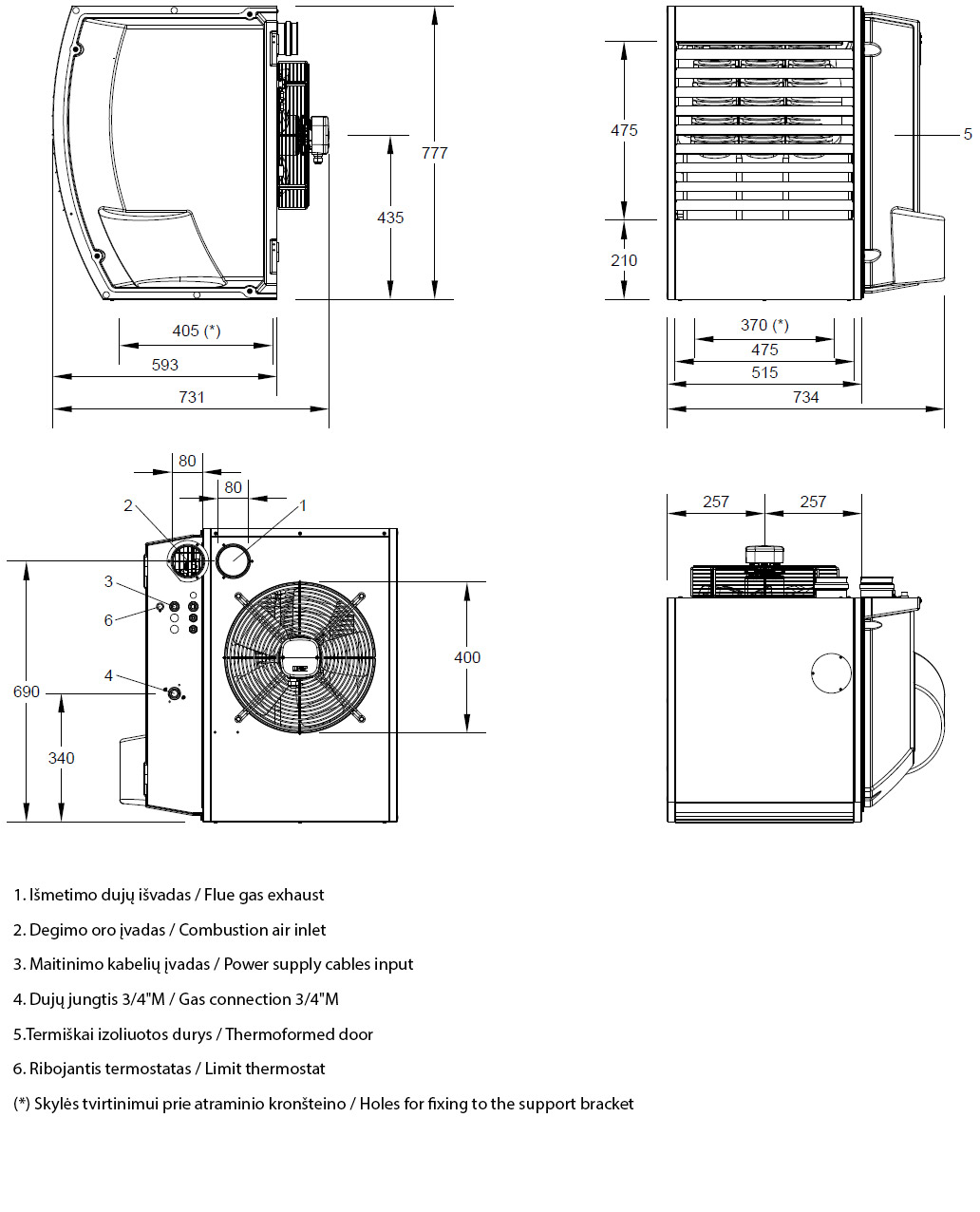 Dimensions