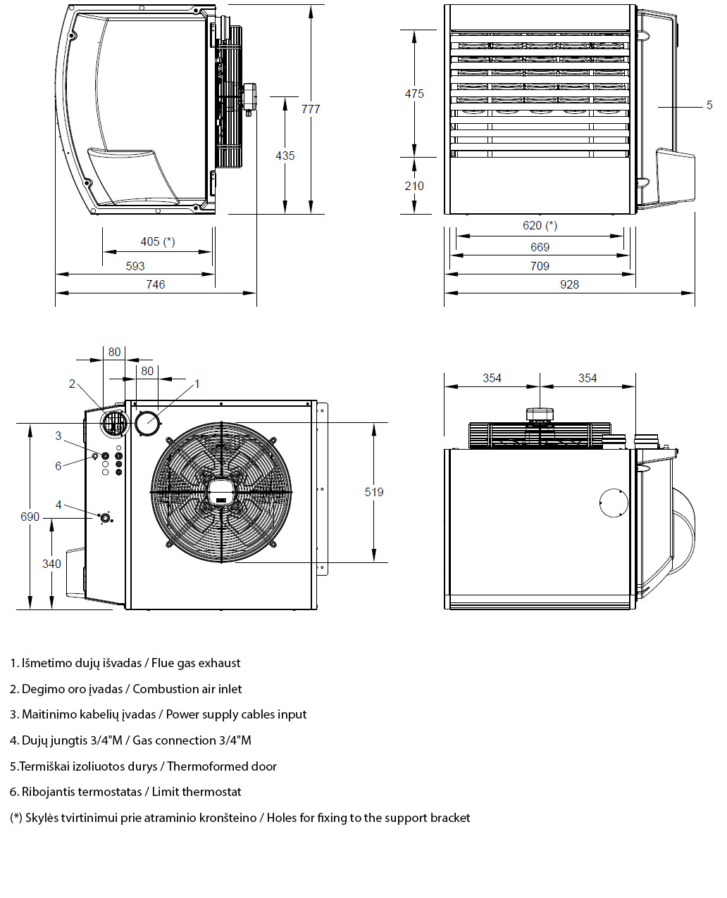 Dimensions