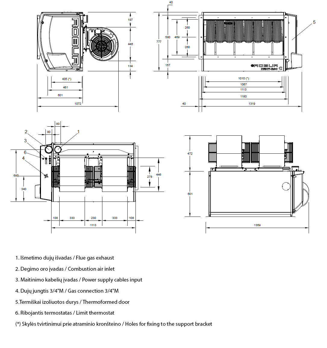 Dimensions