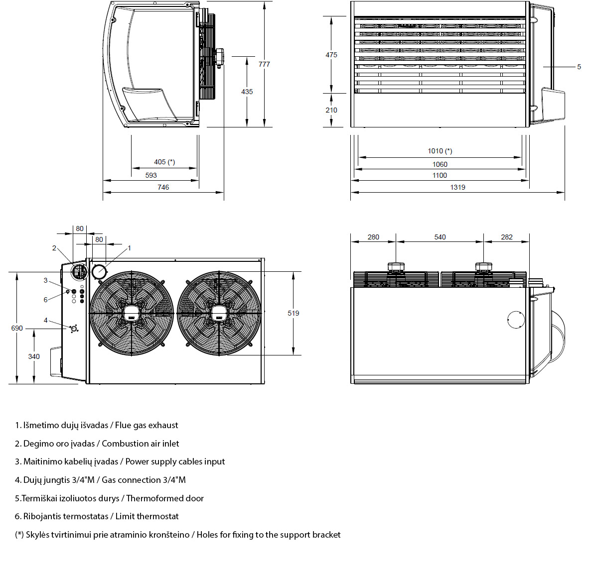 Dimensions